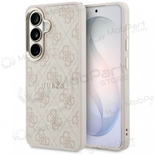 Custodia per Samsung Galaxy S26 - Guess PU Leather 4G Gold Frame Magnetic (rosa)