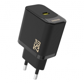 Caricabatterie per telefono Dudao A27 25 W GaN USB-C nero