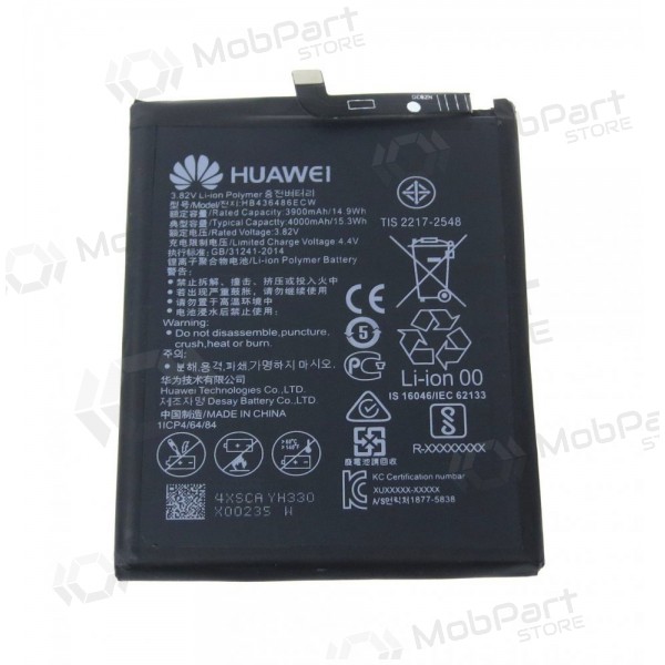 Huawei Mate 10 / Mate 10 Pro / Mate 20 / P20 Pro / Honor View 20 (HB436486ECW) batteria / accumulatore (4000mAh) (service pack) (originale)