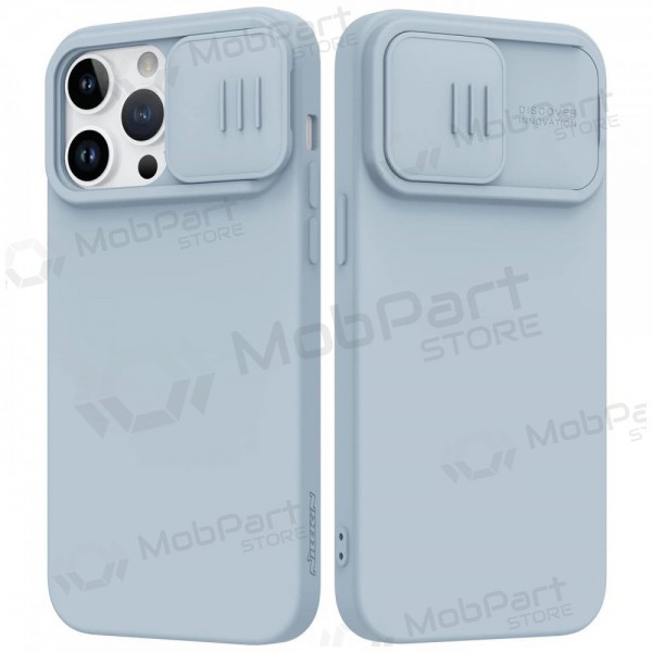 Apple iPhone 15 Pro Max custodia „Nillkin Silicone“ (grigio)