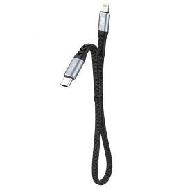 Cavo Lightning Dudao L10P USB-C a Lightning 0.23 m 20 W nero