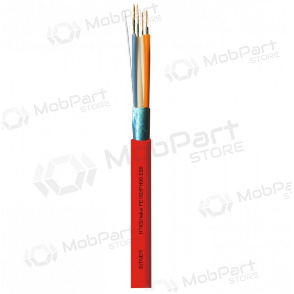 Cavo schermato antincendio Bitner HTKSHekw FE180/Ph120 E90 2x2x0.8mm