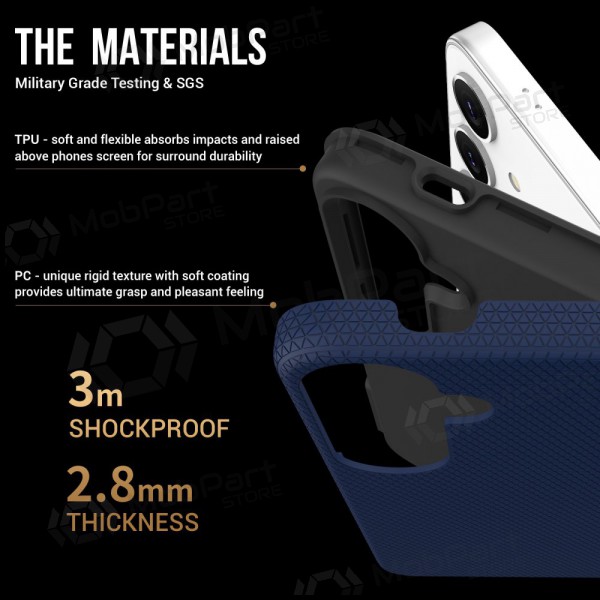 Samsung Galaxy S24, S25 custodia „Perfectionists“ (blu scuro)