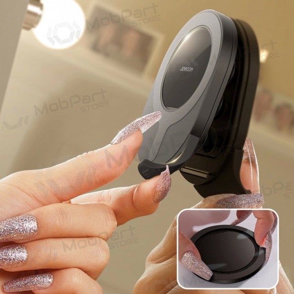 Magnetinis telefono laikiklis su siurbtukais Joyroom JR-ZS418 nero