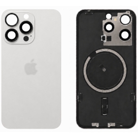 Cover posteriore per Apple iPhone 15 Pro Max (bianco) (Premium)