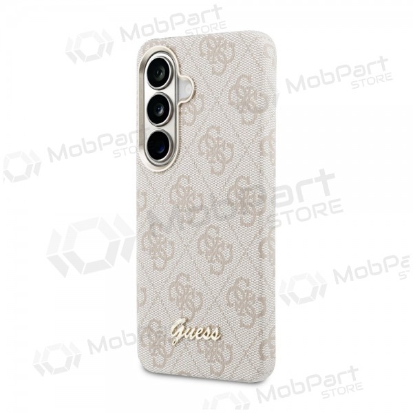 Custodia Samsung Galaxy S26 - Guess PU 4G Script Metal Logo Magnetic (rosa)