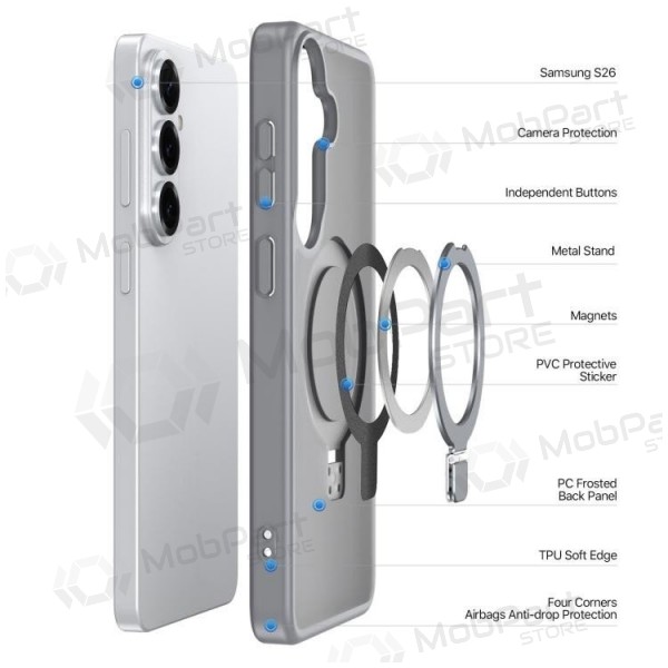 Custodia per Samsung Galaxy S26+ - Dux Ducis Yind MagSafe (grigio)