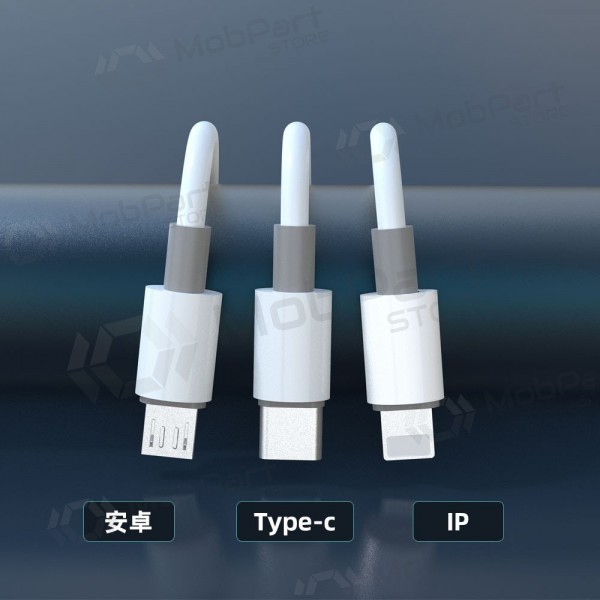 Cavo USB Dudao L8s-3in1 USB-A a USB-C / Micro USB / Lightning 1.2 m 100 W