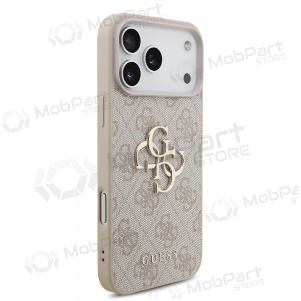 Custodia per Apple iPhone 17 Pro Max - Guess PU 4G Metal Logo (rosa)