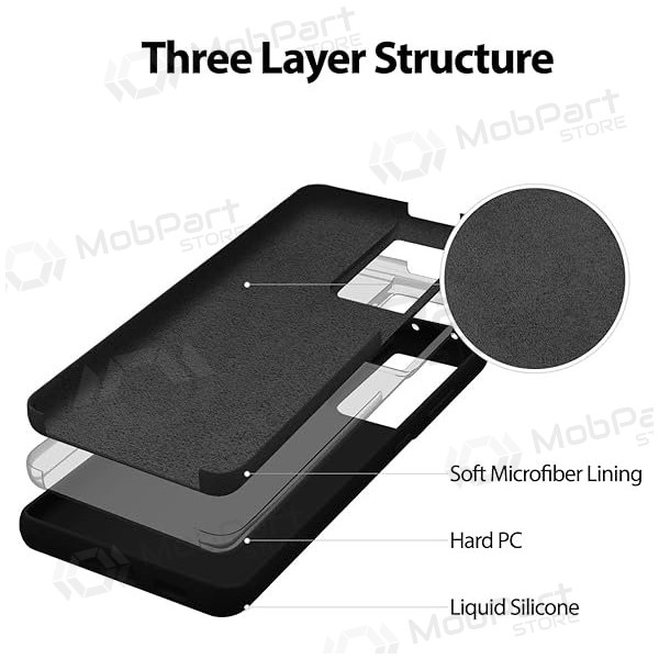 Custodia Samsung Galaxy A15 Mercury - Silicone Case (nera)