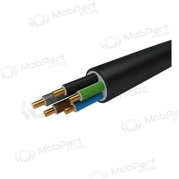 Cavo di potenza Faber N2XH-J 5x4 mm² in rame XLPE CPR B2ca 0.6/1 kV monolitico.