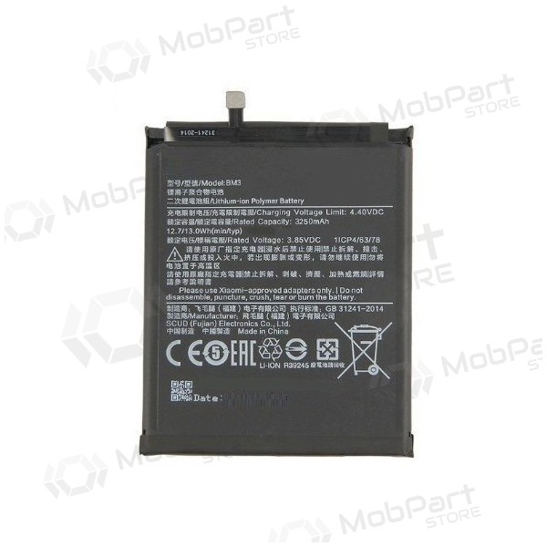 Xiaomi Mi 8 Lite batteria, akumuliatorius (BM3J) Xiaomi Mi 8 Lite batteria, akumuliatorius (BM3J)