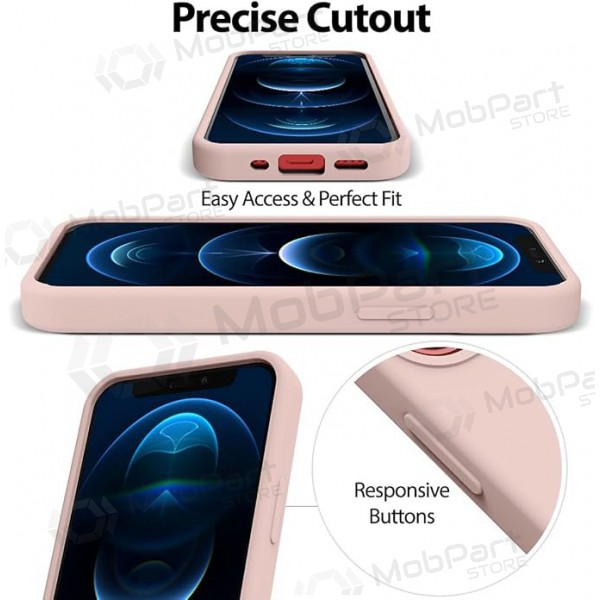 Custodia per Apple iPhone 11 Pro Max Mercury - Silicone Case (sabbia rosa)