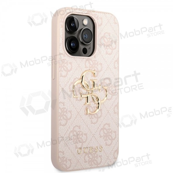 Custodia per Apple iPhone 14 Pro Max - Guess PU 4G Metal Logo (rosa)