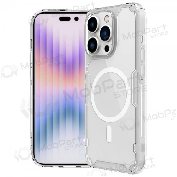 Apple iPhone 14 Pro custodia „Nillkin Nature Magnetic“ (bianca)