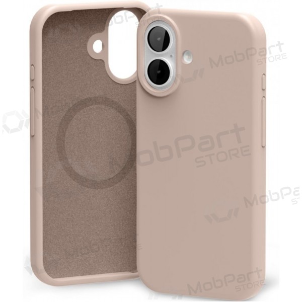Custodia Mercury Pure Magsafe Silicon Case Apple iPhone 17 sabbia rosa