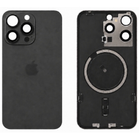 Cover posteriore per Apple iPhone 15 Pro Max (nero) (Premium)