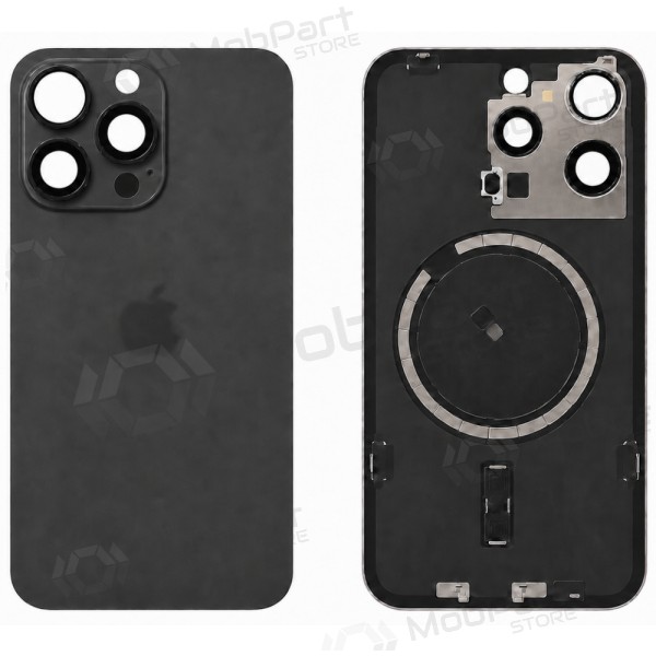 Cover posteriore per Apple iPhone 15 Pro Max (nero) (Premium)