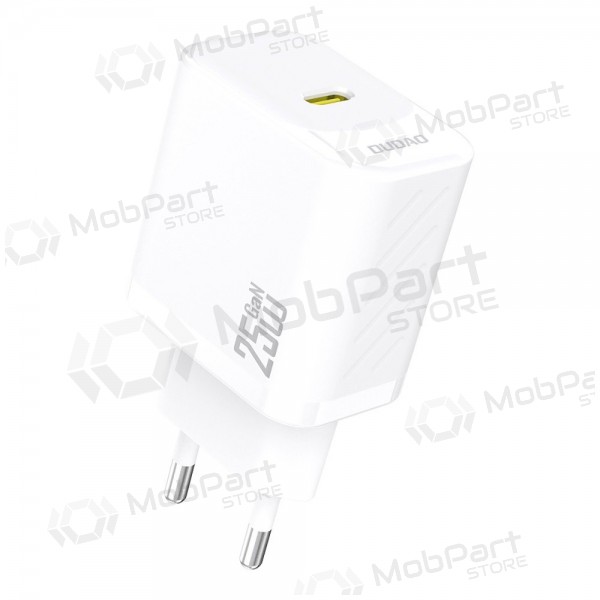 Caricabatterie per telefono Dudao A27 25 W GaN USB-C bianco