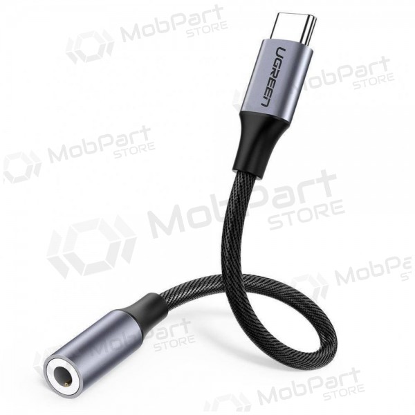 Adattatore audio Ugreen AV161 USB-C a 3.5 mm grigio