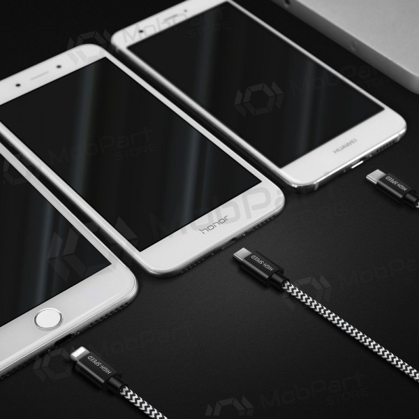 Cavo USB Dux Ducis K-ONE 3in1 microUSB-Lightning-Type-C FastCharging 1.2m