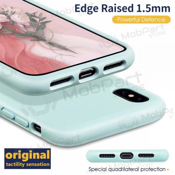 Custodia per Apple iPhone 12 Pro Max - Liquid Silicone 1.5mm (mint)