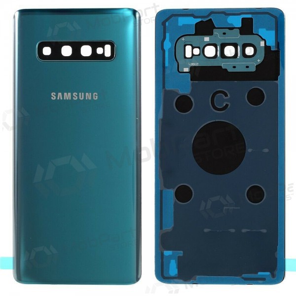 Samsung G975 Galaxy S10 Plus coperchio batteria posteriore verde (Prism Green) (usato grade A, originale) Samsung G975 Galaxy S10 Plus coperchio batteria posteriore verde (Prism Green) (usato grade A, originale)