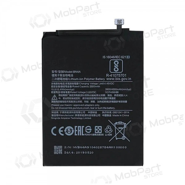 Xiaomi Redmi Note 7 batteria, akumuliatorius (BN4A) (originale) Xiaomi Redmi Note 7 batteria, akumuliatorius (BN4A) (originale)