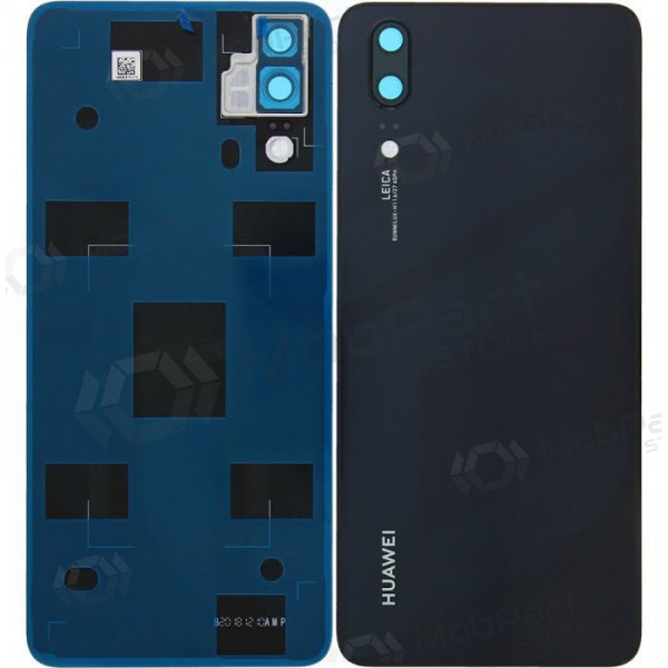 Huawei P20 coperchio batteria posteriore (nero) (usato grade C, originale)