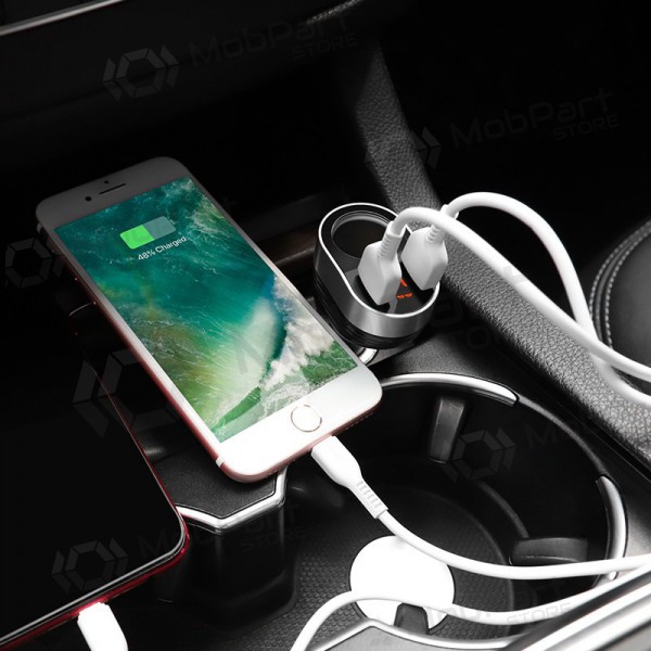 Caricatore automobilinis Hoco Z29 x 2 USB (3.1A) (nero)
