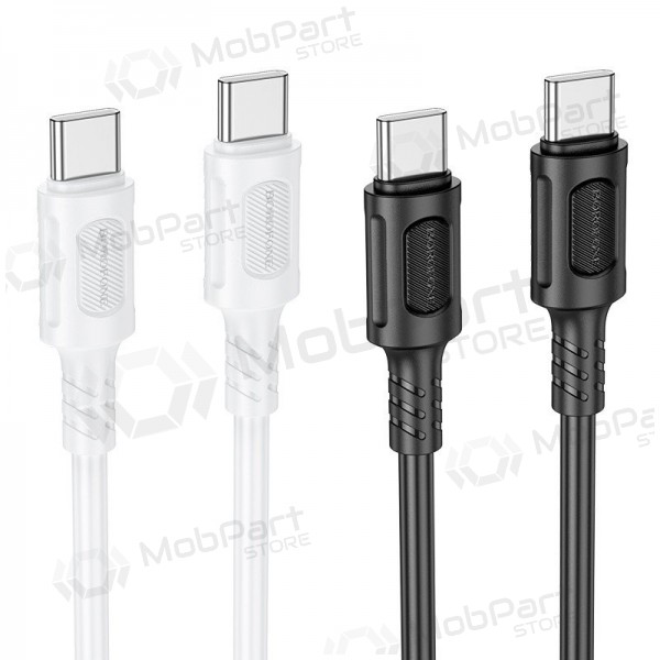 Cavo USB-C Borofone BX111 da USB-C a USB-C 1 metro 60 W bianco