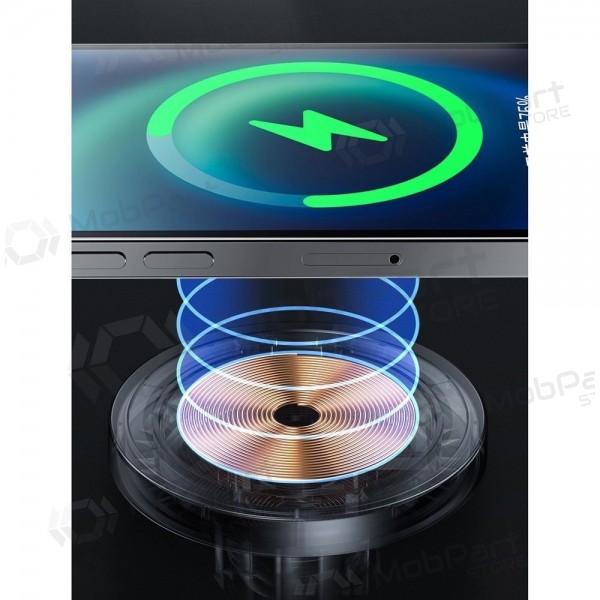 Caricatore-laikiklis magnetinis automobilinis Joyroom JR-ZS240 MagSafe 15W nero