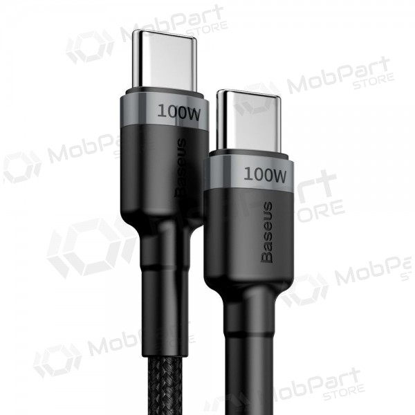 Cavo USB-C Baseus Cafule CATKLF-ALG1 USB-C a USB-C 2 m 100 W nero