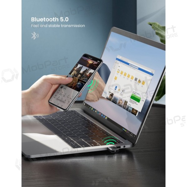 Adattatore Bluetooth Ugreen CM390 USB-A Bluetooth 5.0 nero