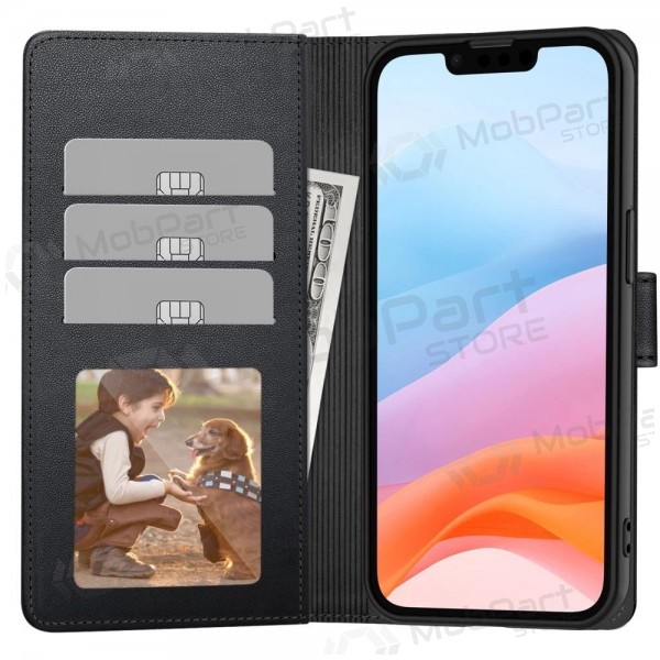 Custodia per Apple iPhone 7, 8, SE 2020, SE 2022 - Fancy Wallet (nera)