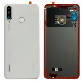 Huawei P30 Lite / P30 Lite New Edition 2020 48MP coperchio batteria posteriore bianca (Pearl White) (usato grade A, originale)