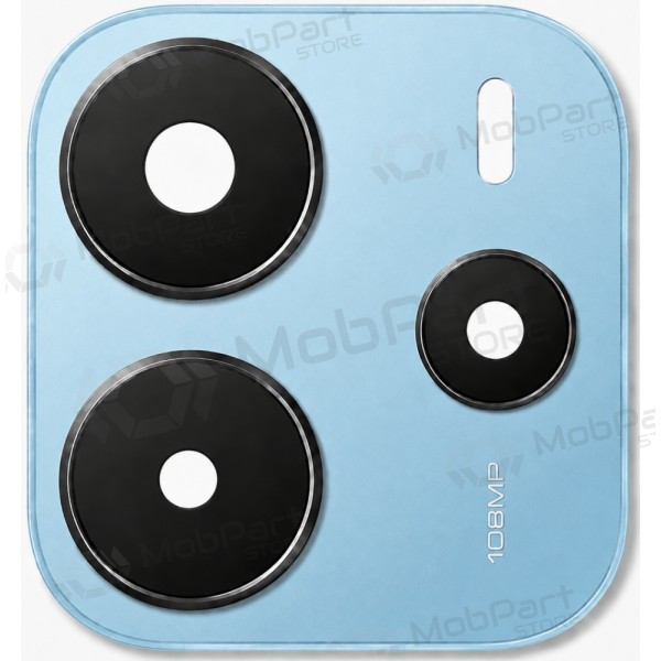 Vetro fotocamera con cornice per Xiaomi Redmi Note 14 4G (blu)