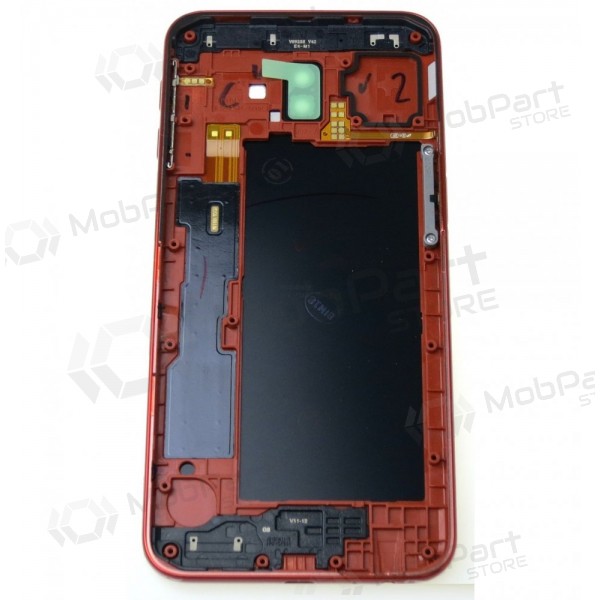 Samsung J610 Galaxy J6+ 2018 coperchio batteria posteriore (rosso)