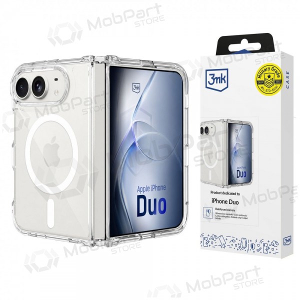 Custodia per Apple iPhone Duo - 3mk Armor MagCase (trasparente)
