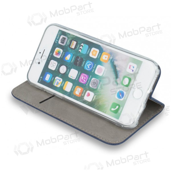 Custodia per Xiaomi Redmi Note 10 / Redmi Note 10S - Smart Magnetic (blu scuro)