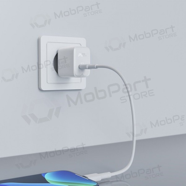 Caricatore buitinis Acefast A1 PD20W USB-C bianca