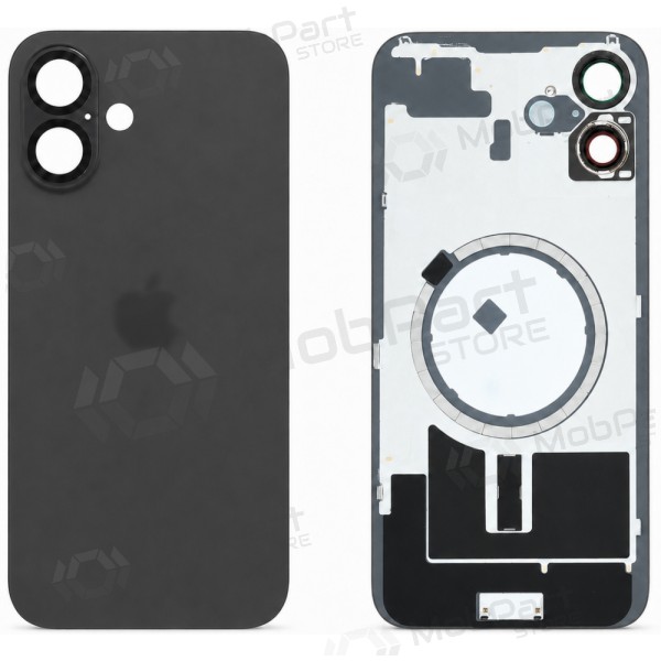 Cover posteriore per Apple iPhone 16 (nero) (Premium)