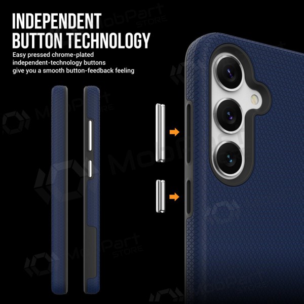 Samsung Galaxy S24, S25 custodia „Perfectionists“ (blu scuro)