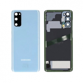 Samsung G981F / G980 Galaxy S20 coperchio batteria posteriore (Cloud Blue) (usato grade C, originale)