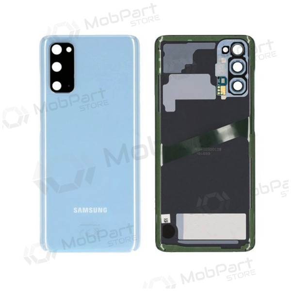 Samsung G981F / G980 Galaxy S20 coperchio batteria posteriore (Cloud Blue) (usato grade C, originale)