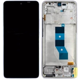 Xiaomi Poco M7 Pro 5G schermo / display (viola) (con una cornice) (originale)