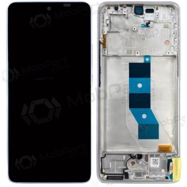 Xiaomi Poco M7 Pro 5G schermo / display (viola) (con una cornice) (originale)