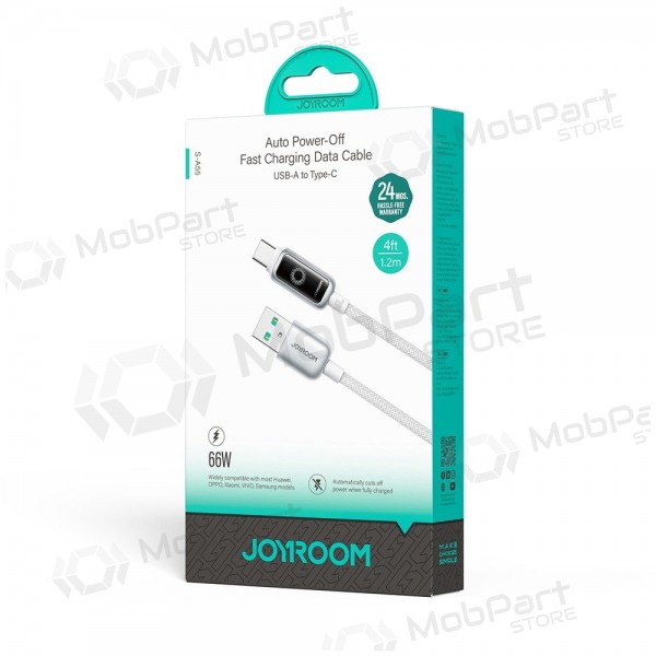 Cavo USB-C Joyroom S-A55 StarFlight da USB-A a USB-C 1,2 m 66 W bianco
