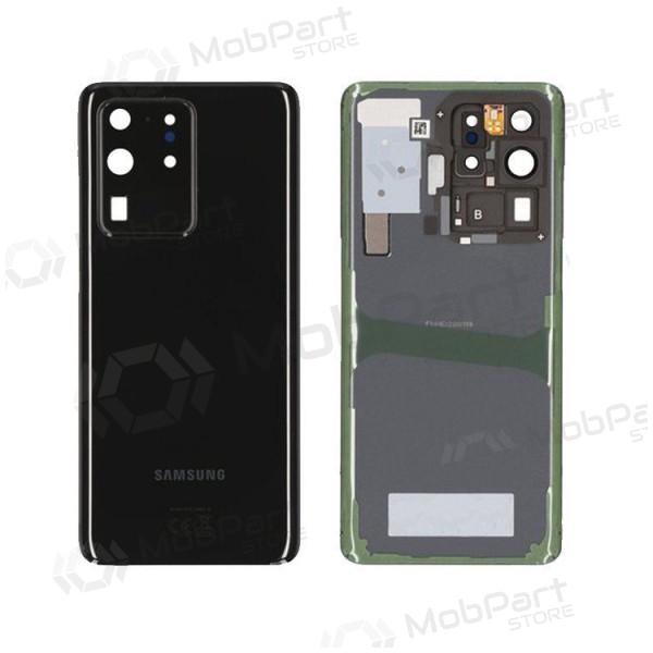 Samsung G988 Galaxy S20 Ultra coperchio batteria posteriore nero (Cosmic Black) (usato grade C, originale)