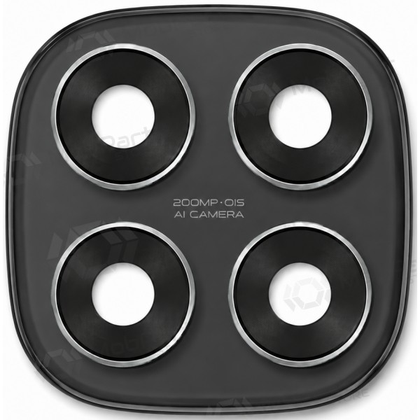 Vetro fotocamera Xiaomi Redmi Note 14 Pro 4G con cornice (nero)